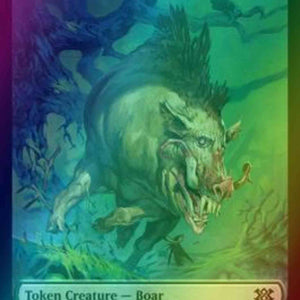 Boar Token (15) // Vampire Token (09) [Double Masters 2022: Tokens] [Foil]