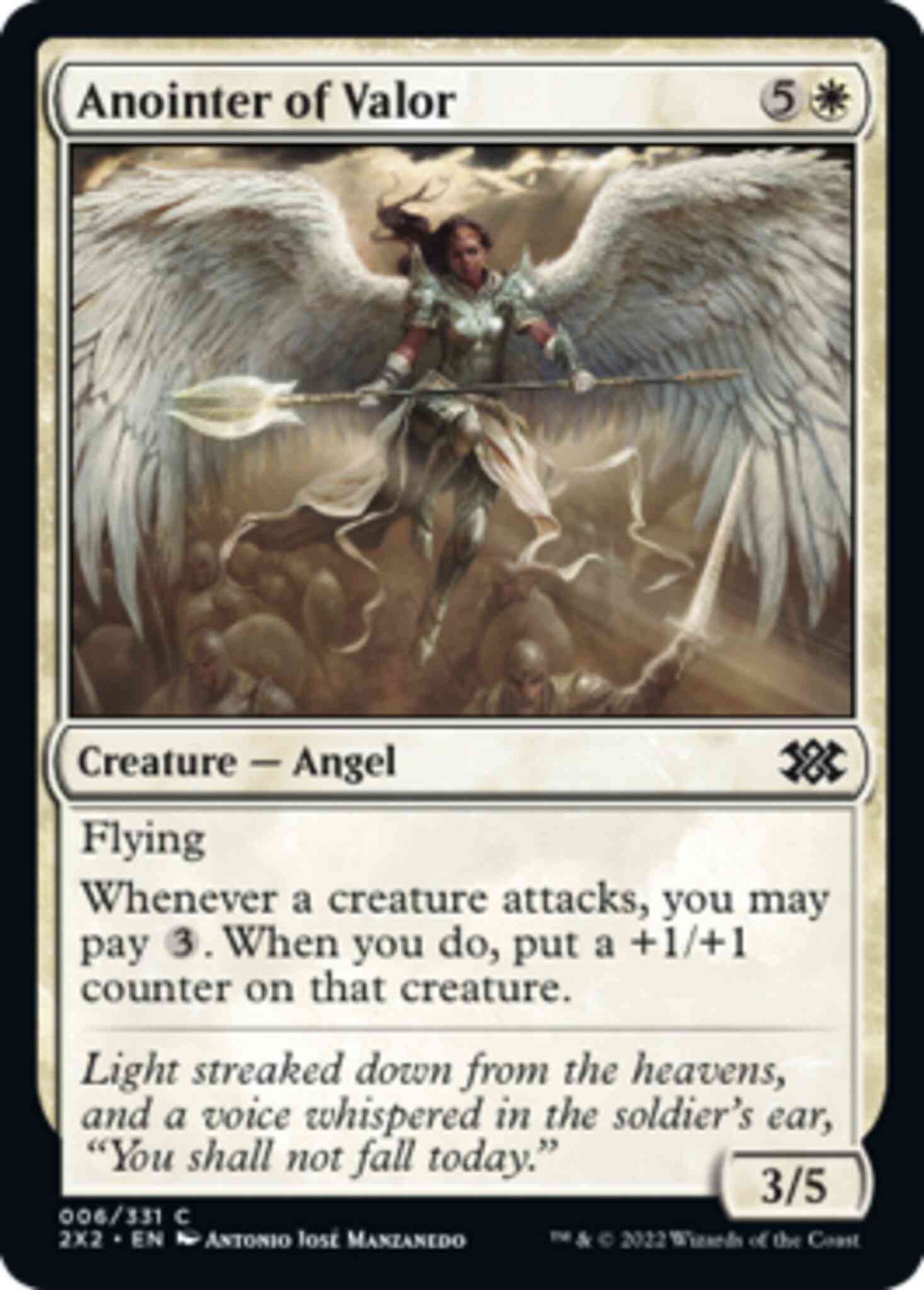 Anointer of Valor [6] [Double Masters 2022] [Non-Foil]