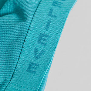 Believe Turquoise Polo T-Shirt