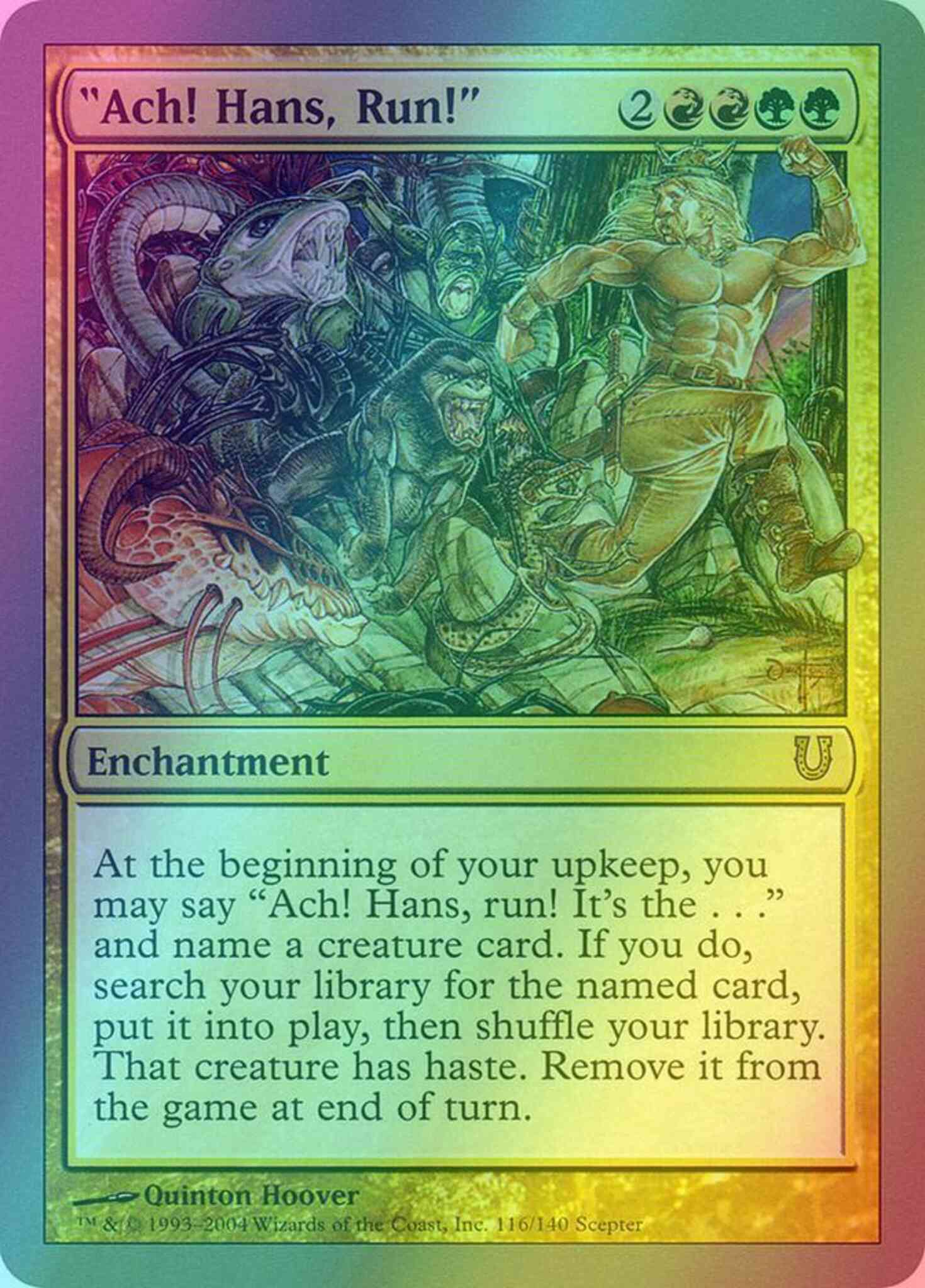 "Ach! Hans, Run!" [116] [Unhinged] [Foil]