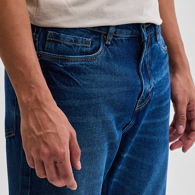 Indigo Relaxed Fit Jeans