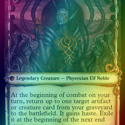 Ayara, Widow of the Realm // Ayara, Furnace Queen [296] [Planar Showcase] [March of the Machine] [Foil]