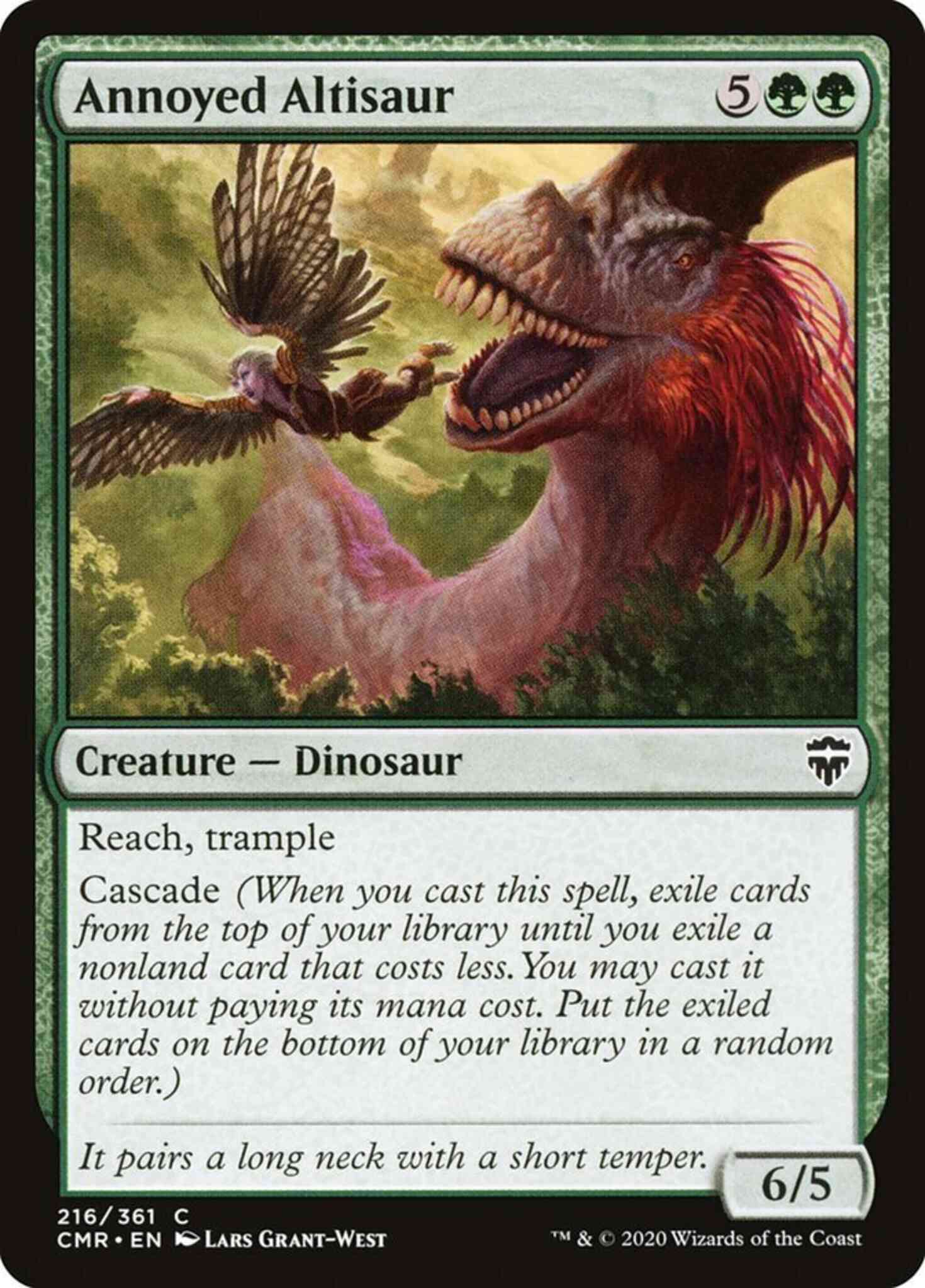 Annoyed Altisaur [216] [Commander Legends] [Non-Foil]