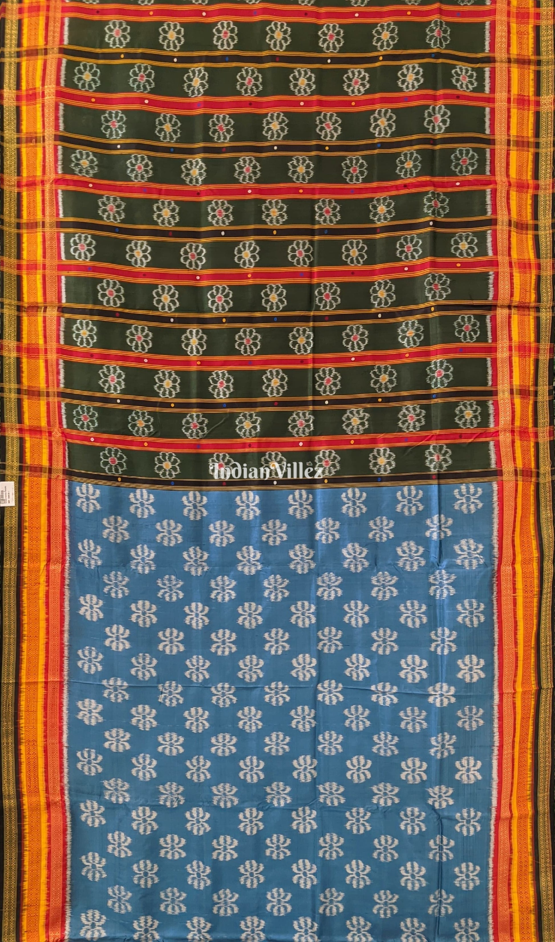 Odisha Ikat Khandua Silk Saree