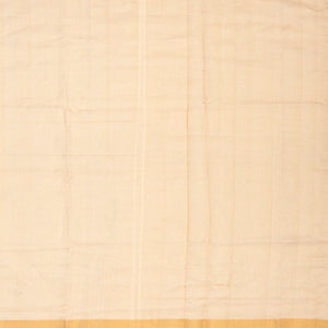 Grey Handloom Plain Uppada Silk Saree With Zari Border