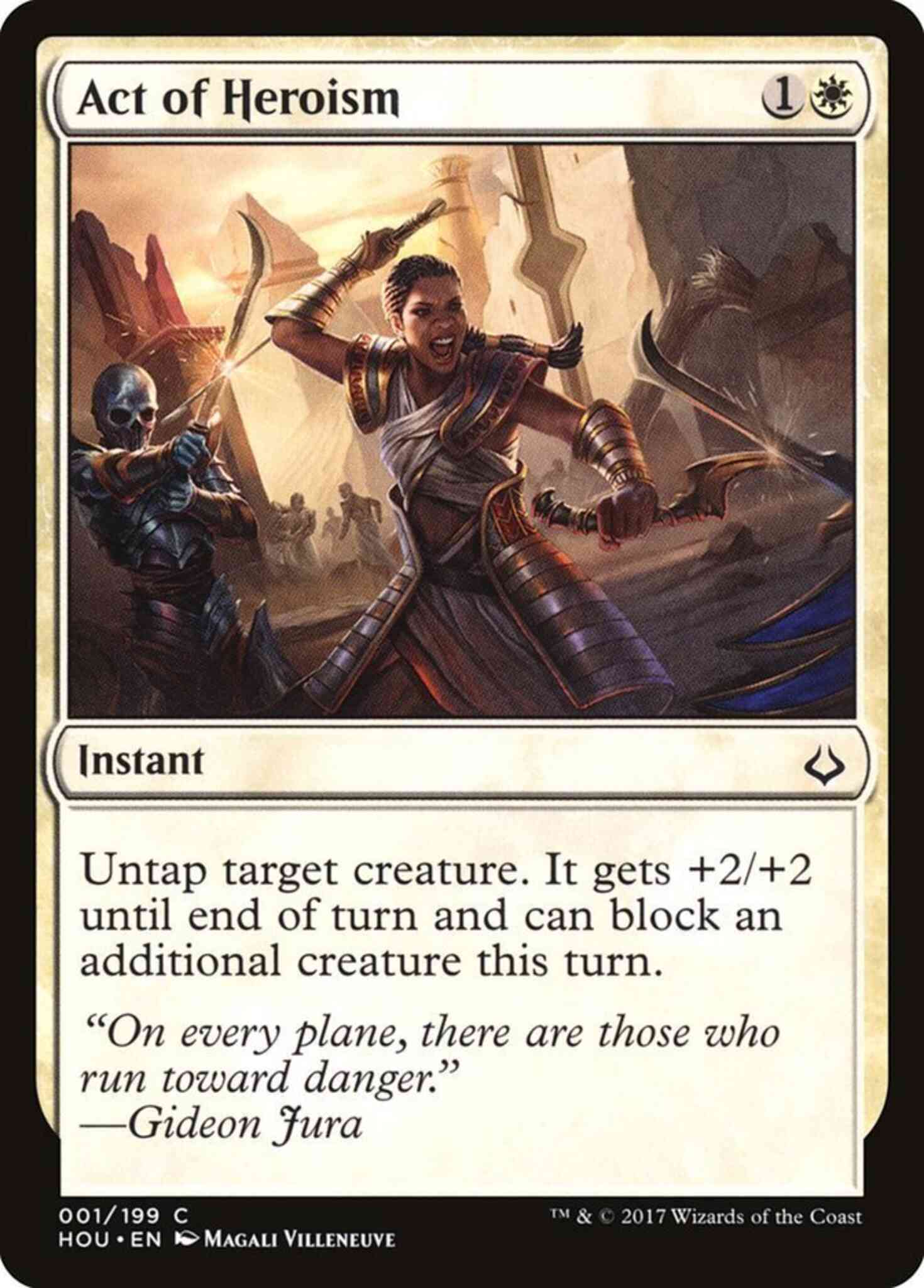 Act of Heroism [1] [Hour of Devastation] [Non-Foil]