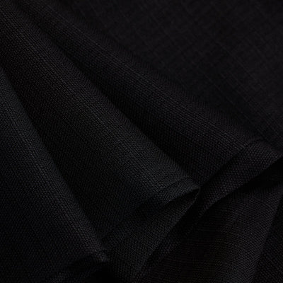 Black Self-Design Slim Fit Trousers