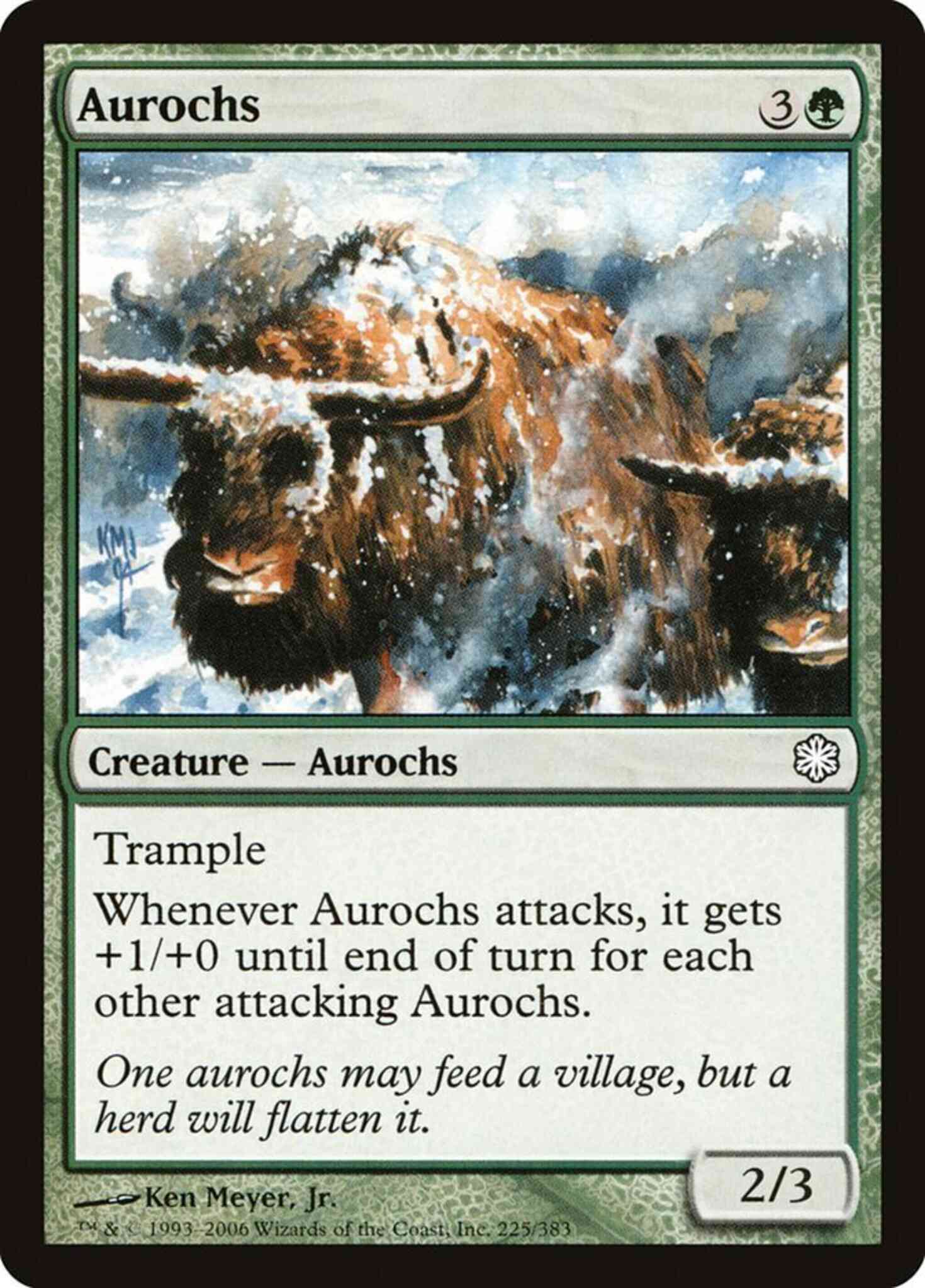 Aurochs [225] [Coldsnap Theme Decks] [Non-Foil]