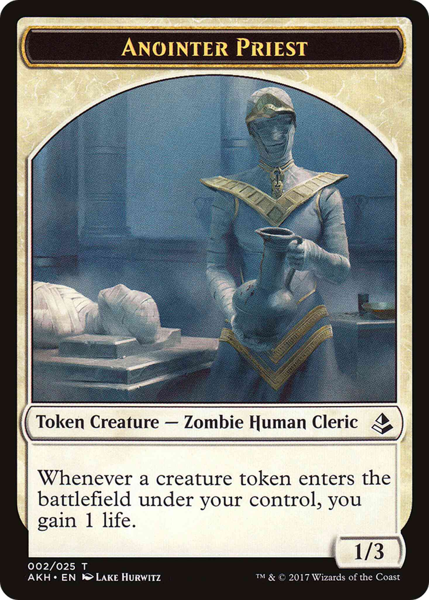 Anointer Priest Token (02) // Drake Token (18) [Amonkhet Tokens] [Non-Foil]