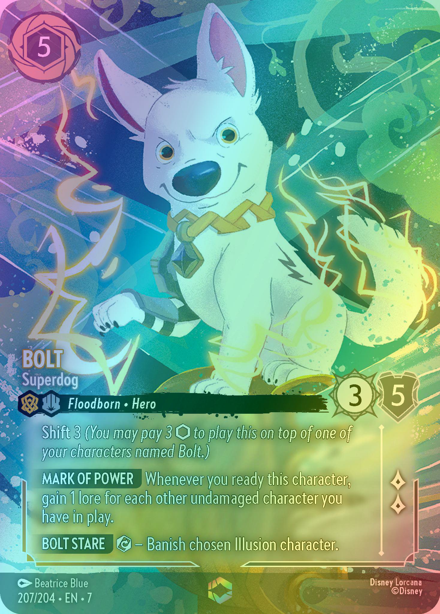 Bolt - Superdog (Enchanted) - 207/204 [Archazia's Island] [Holofoil]