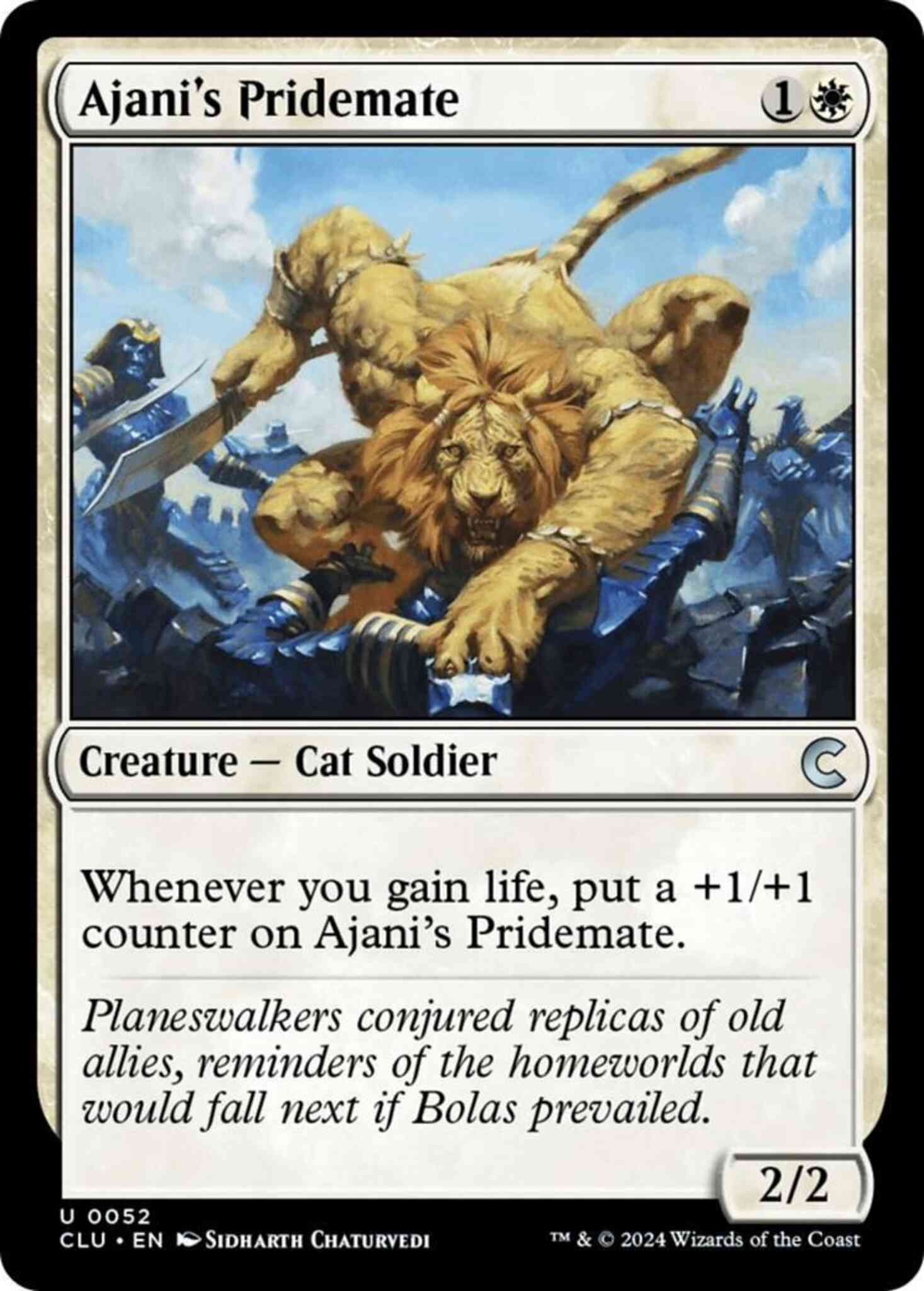 Ajani's Pridemate [52] [Ravnica: Clue Edition] [Non-Foil]