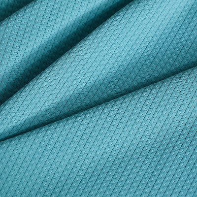 Turquoise Textured Polo T-Shirt