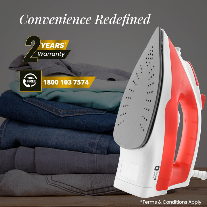 Fabrifeel Non Stick Steam Iron for Clothes