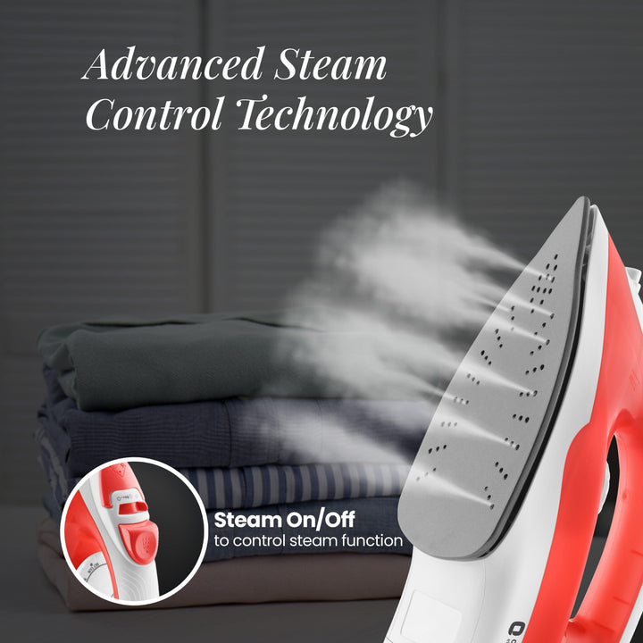 Fabrifeel Non Stick Steam Iron for Clothes