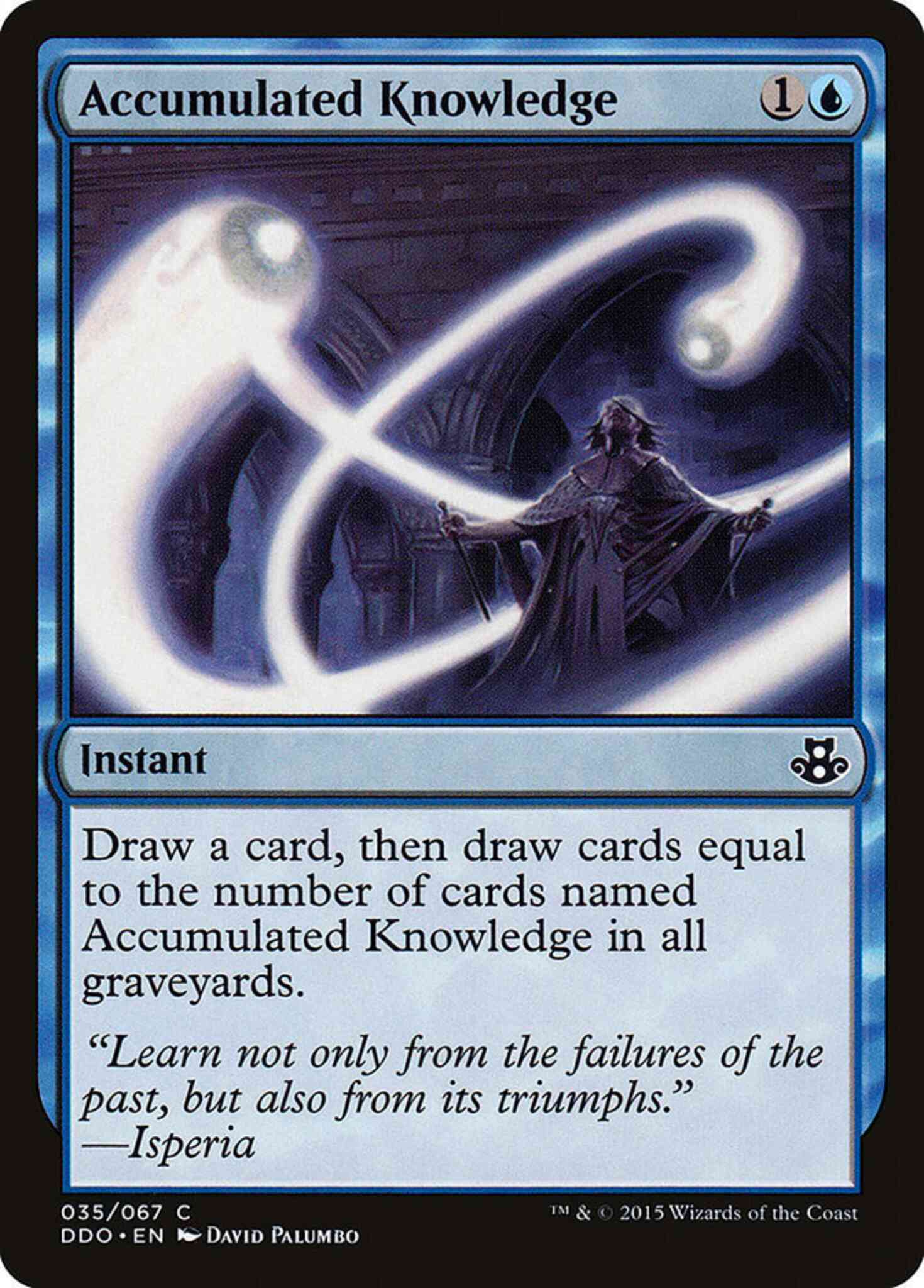 Accumulated Knowledge [35] [Duel Decks Elspeth vs Kiora] [Non-Foil]