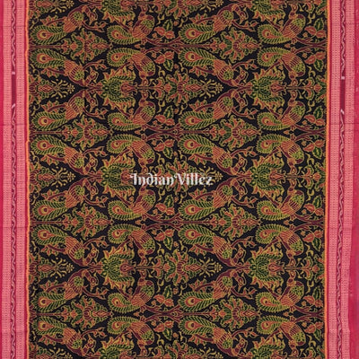 Peacock Multicolor Odisha Handloom Sambalpuri Cotton Saree