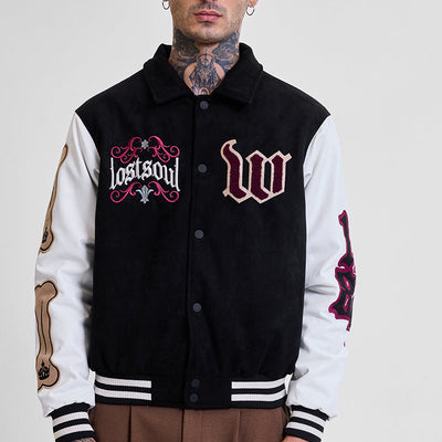 Legends Killing Glance Black Varsity Jacket