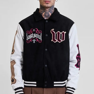 Legends Killing Glance Black Varsity Jacket