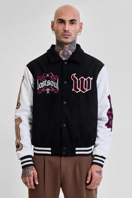 Legends Killing Glance Black Varsity Jacket