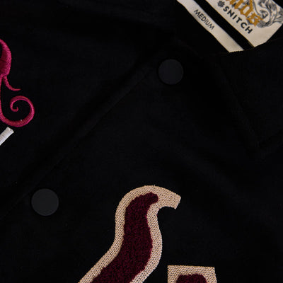 Legends Killing Glance Black Varsity Jacket