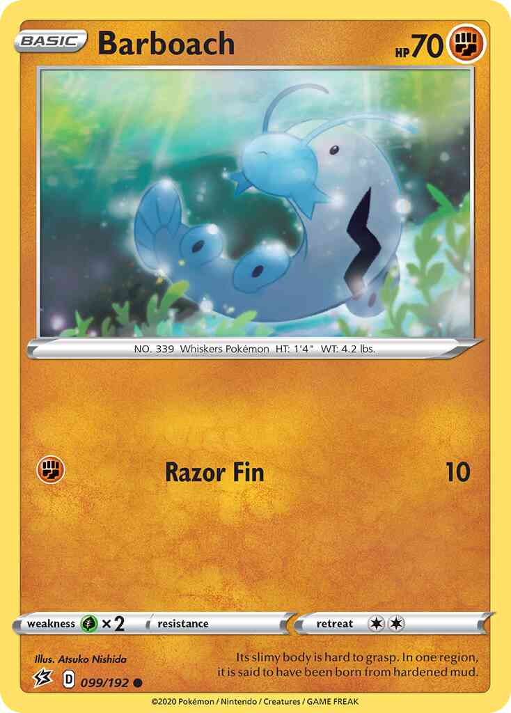 Barboach - 099/192 - Common [swsh2-099] [Reverse Holo]