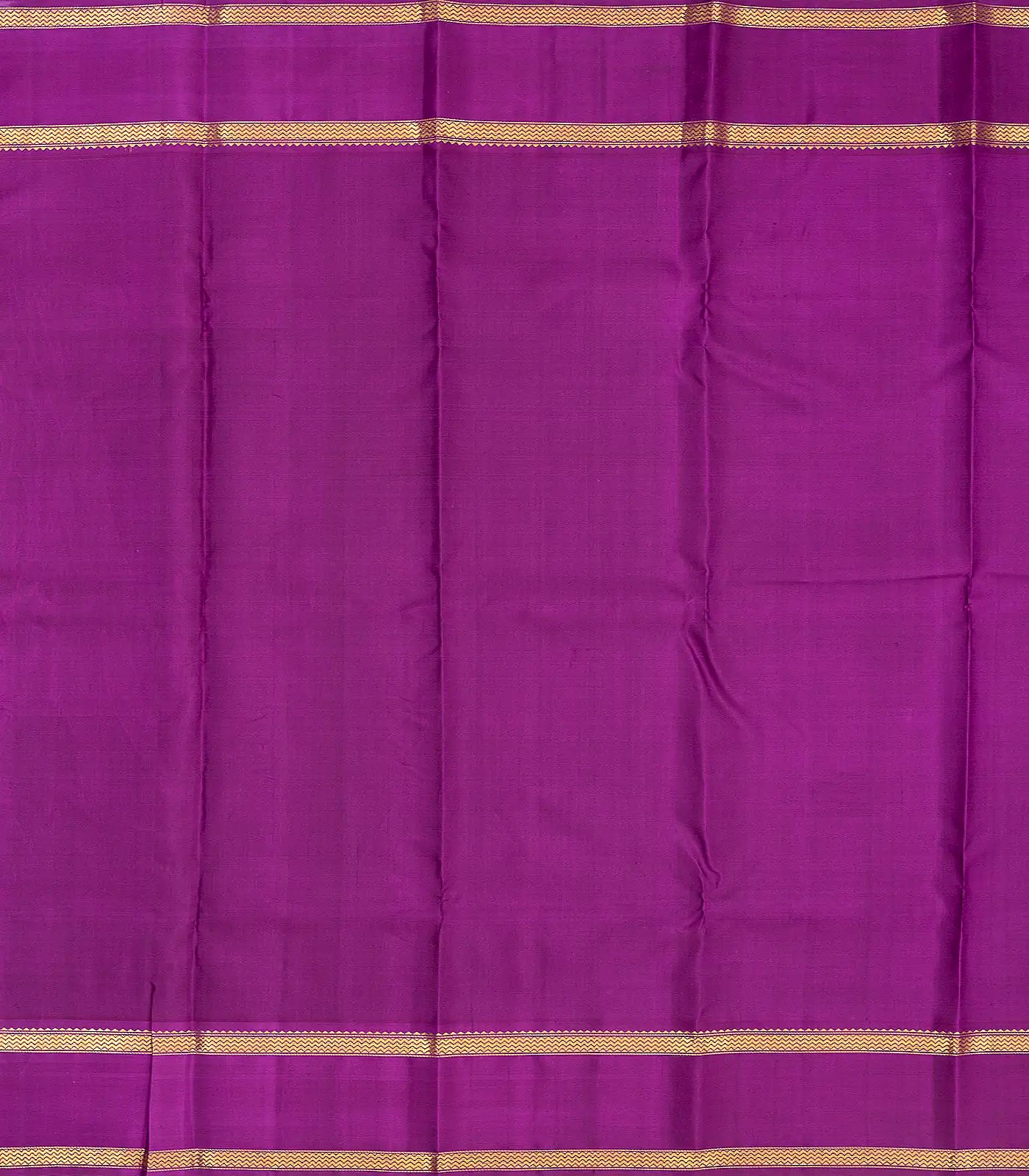 Orange Handloom Kanchipuram Korvai Silk Saree With Annam Buttas