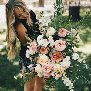 Fairytale Peach and Blush Garden Wedding