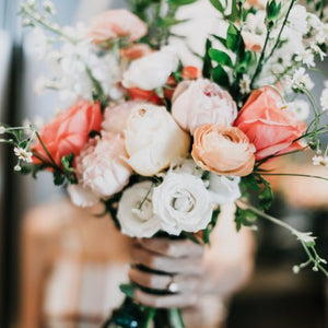 Fairytale Peach and Blush Garden Wedding