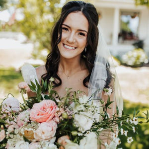 Fairytale Peach and Blush Garden Wedding