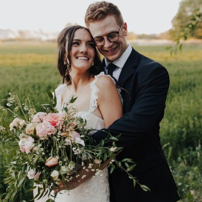 Fairytale Peach and Blush Garden Wedding