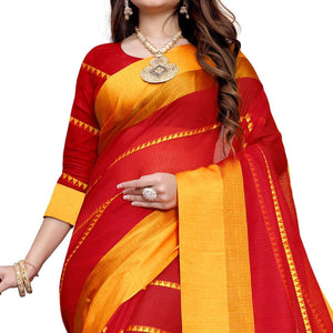 Fantastic Red Colored Festive Wear Manipuri Silk Saree