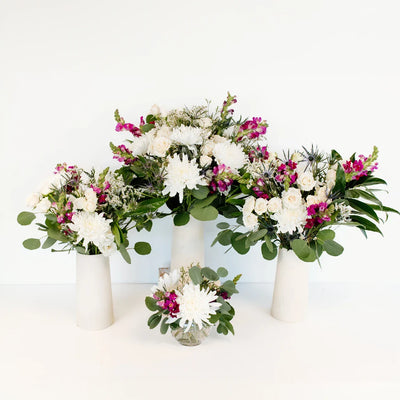 Farmhouse Style Flower Centerpiece