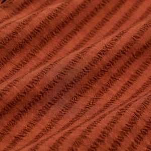 Rust Stripes Slim Fit Shirt