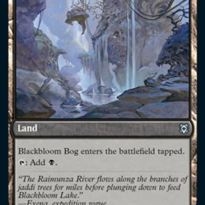 Blackbloom Rogue // Blackbloom Bog [91] [Zendikar Rising] [Non-Foil]