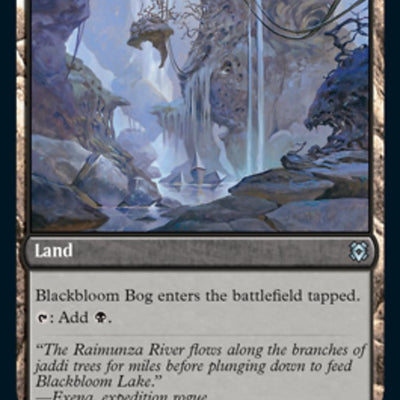 Blackbloom Rogue // Blackbloom Bog [91] [Zendikar Rising] [Non-Foil]