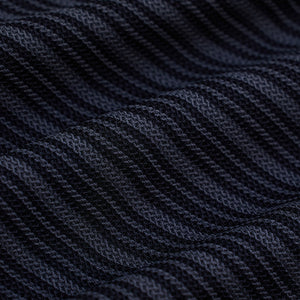 Grey Textured Stripes Shirt