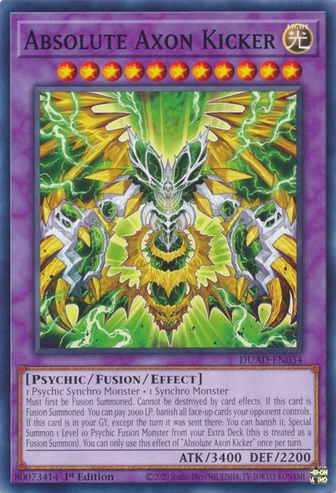 Absolute Axon Kicker - DUAD-EN034 - Common - 1st Edition