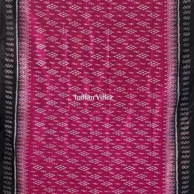 Magenta Odisha Ikat  Contemporary Silk Saree