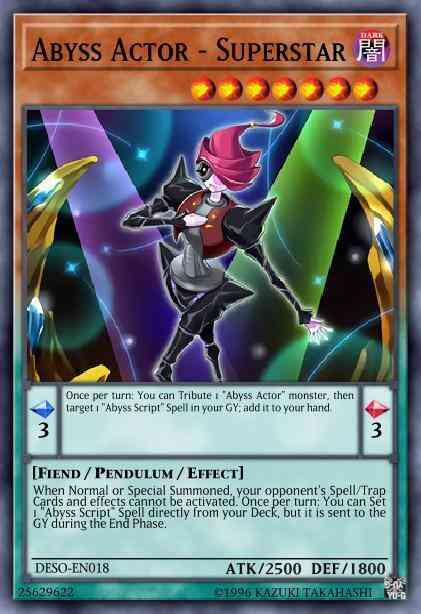 Abyss Actor - Superstar - LED3-EN050 - Common - 1st Edition