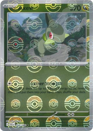 Axew - Poké Ball Pattern - 068/086 - Common [sv105b-068] [Reverse Holo]