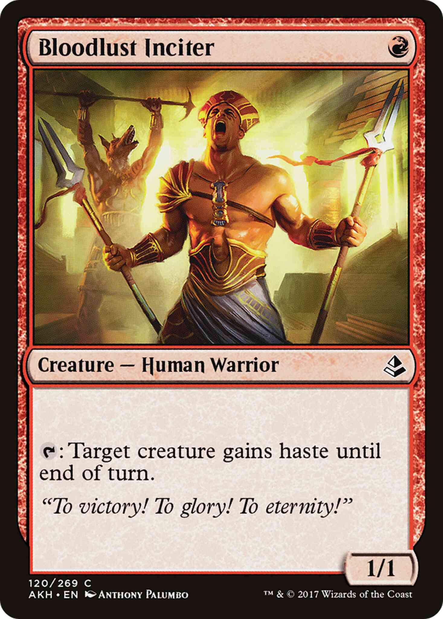 Bloodlust Inciter [120] [Amonkhet] [Non-Foil]