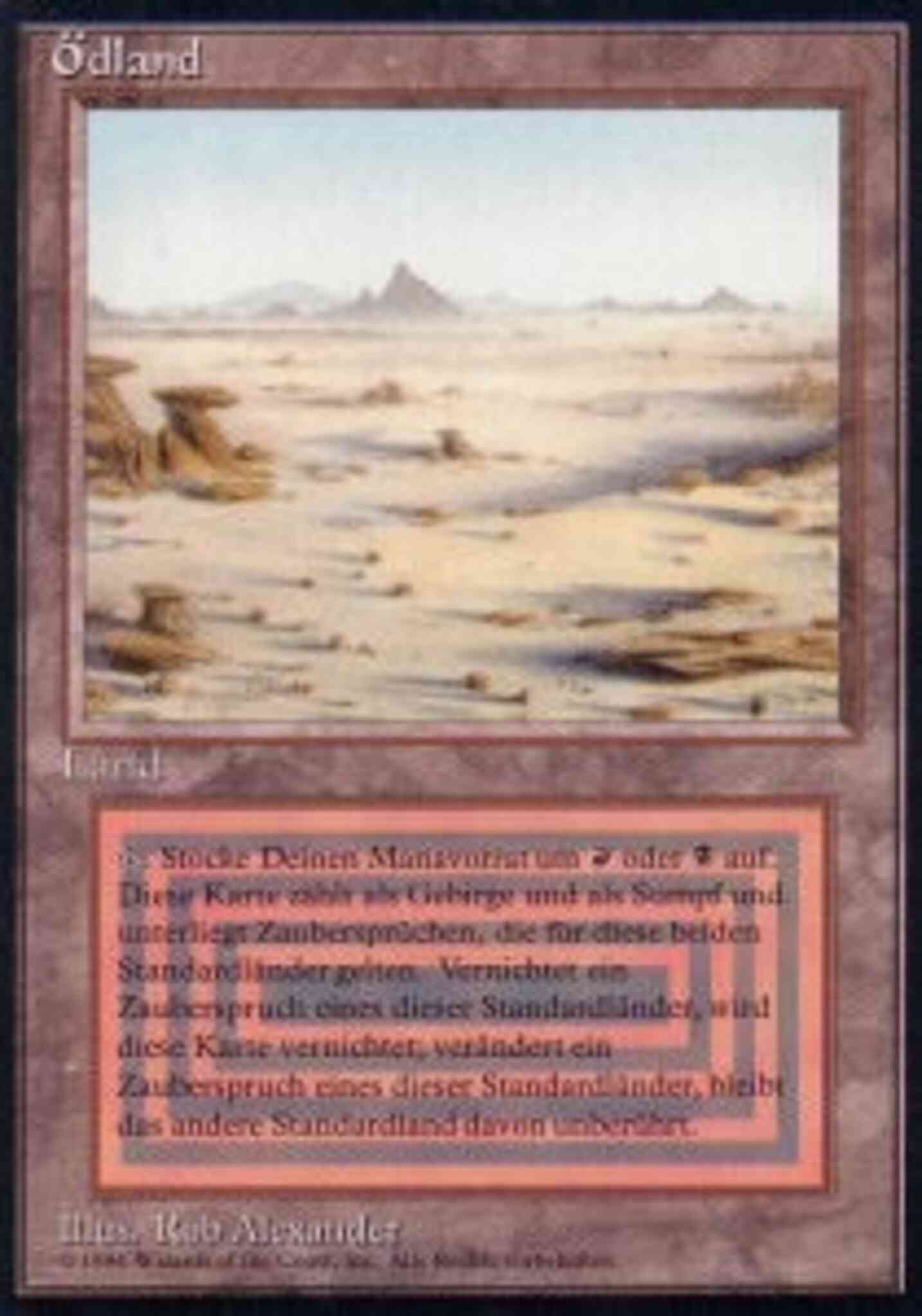 Badlands - German [282] [Foreign Black Border: German] [Non-Foil]