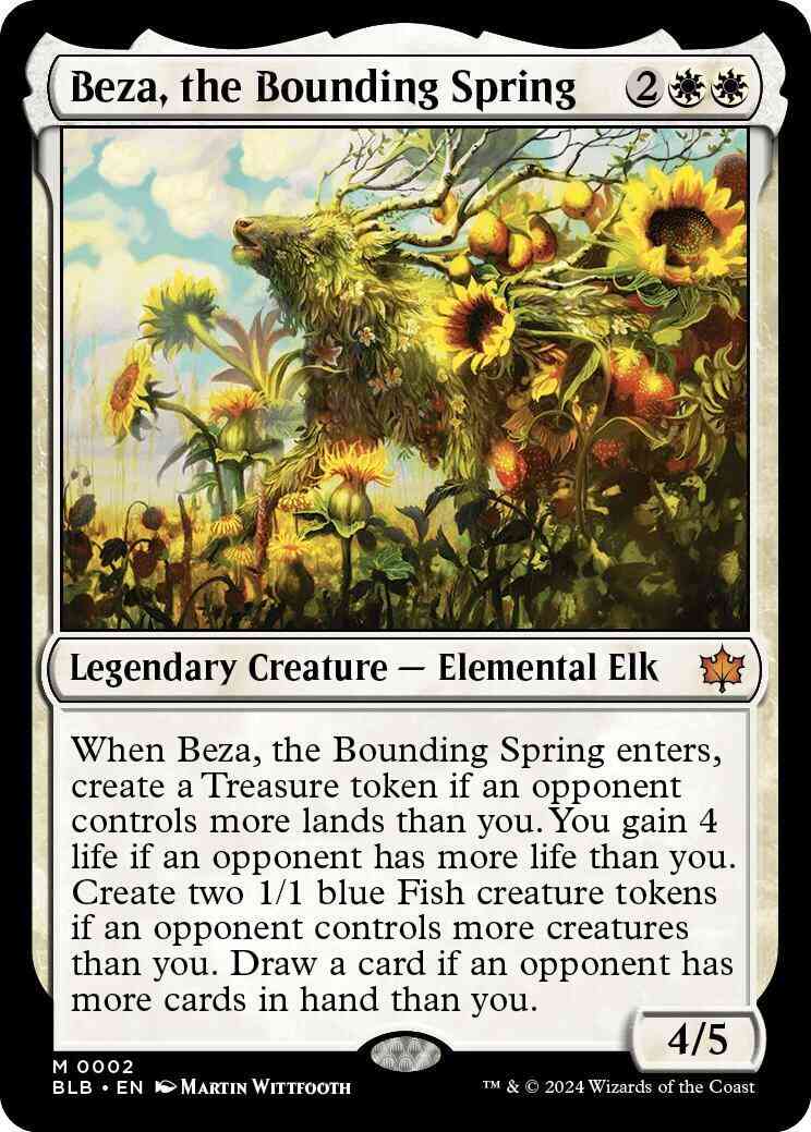 Beza, the Bounding Spring [2] [Bloomburrow] [Non-Foil]