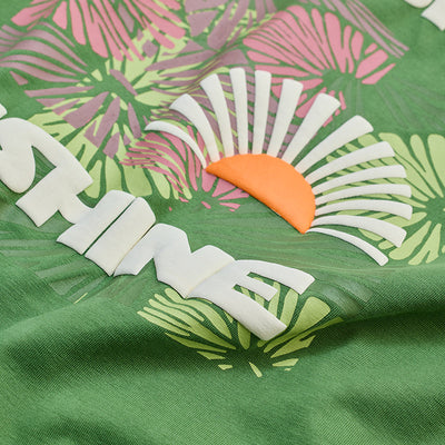 Sun Downer Green Slim Fit T-Shirt
