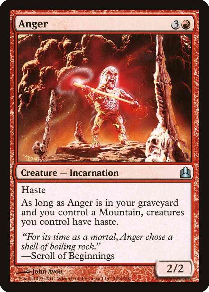 Anger [109] [Commander 2011] [Non-Foil]