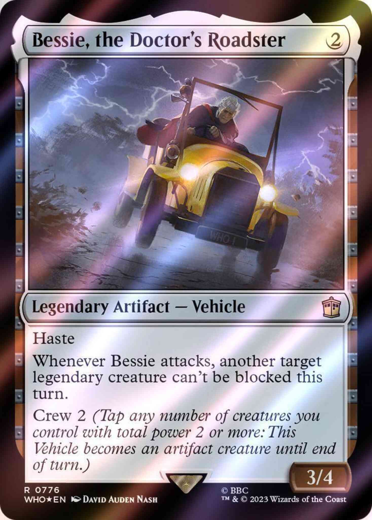 Bessie, the Doctor's Roadster [776] [Universes Beyond: Doctor Who] [Surge Foil]