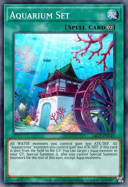 Aquarium Set - DRL2-EN043 - Super Rare - 1st Edition