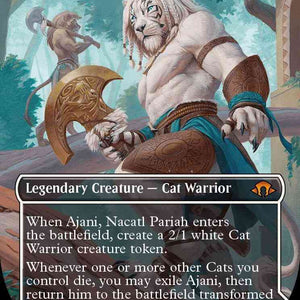 Ajani, Nacatl Pariah // Ajani, Nacatl Avenger [442] [Borderless] [Modern Horizons 3] [Non-Foil]