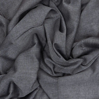 Grey Handloom Plain Bengal Cotton Saree With Contrast Border