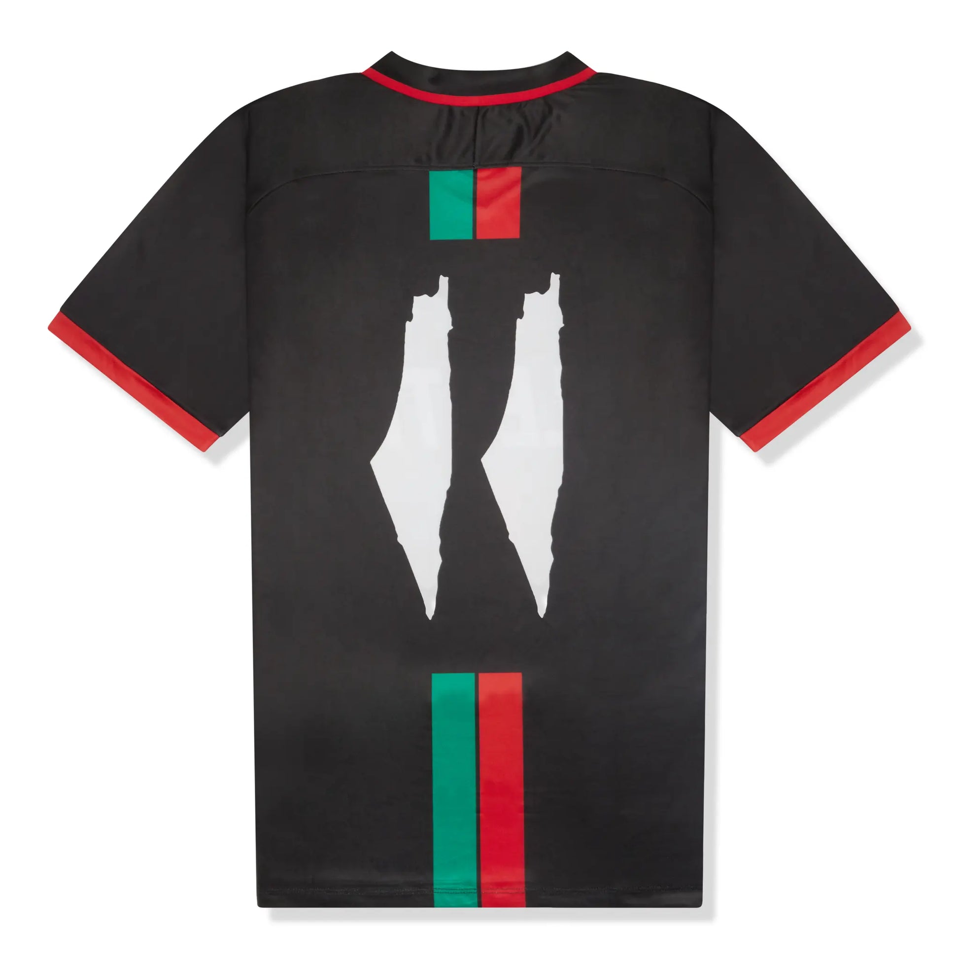 FC Palestina Palestine Red Green Stripe English Black Football T Shirt